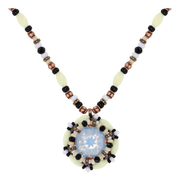black/white - African Kiss - Konplott necklace